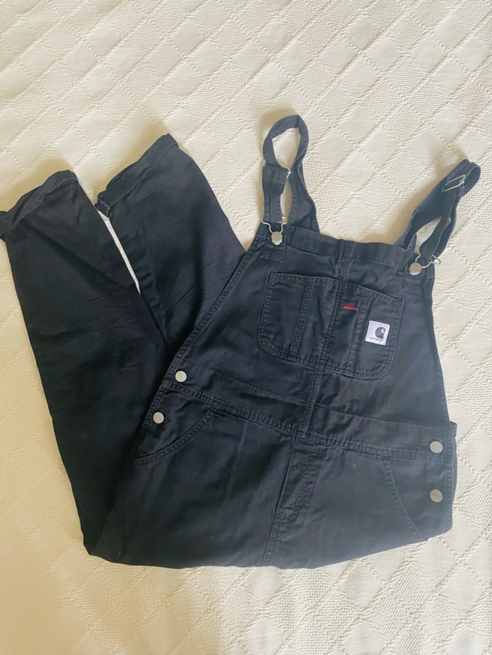 Carhartt Black Workwear Bib Overalls